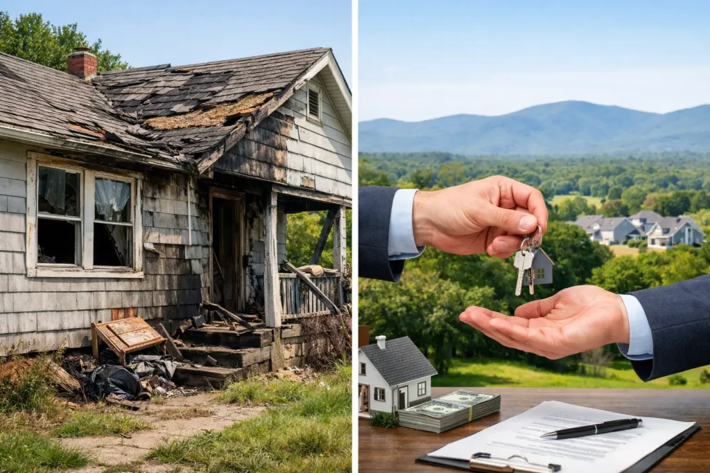 Can I Sell a Damaged House in Virginia Fast?